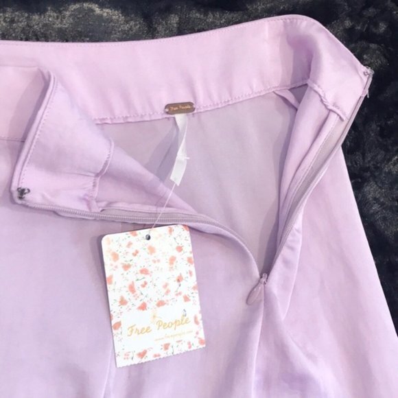 Free People Lola Asymmetrical Slit Skirt. 0 - Picture 5 of 8